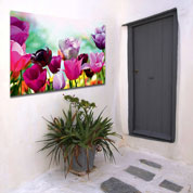 Outdoor Canvas Wall Art - Tulip